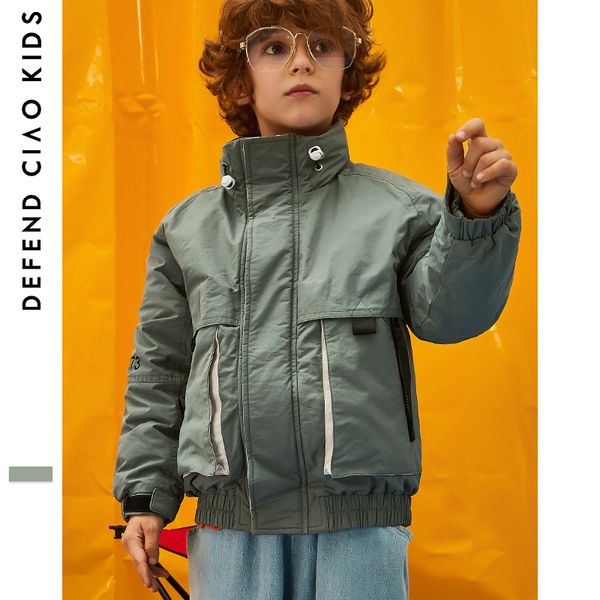 

12 children's clothing 13 boys 14 winter clothing 15 jacket 2020 thick down duck thickening 10 years old children -30 degrees, Blue;gray