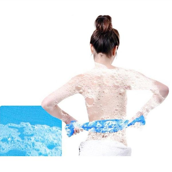 

quality bath brushes novelty multi colors nylon sponges exfoliating towel skin shower wash bath massage towel t2i5246