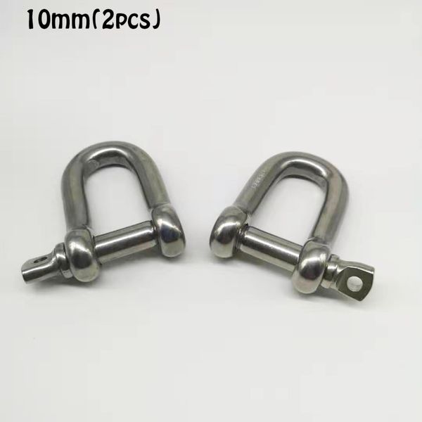 

10mm ,2pcs stainless steel 304 d- dee type shackle , shackle