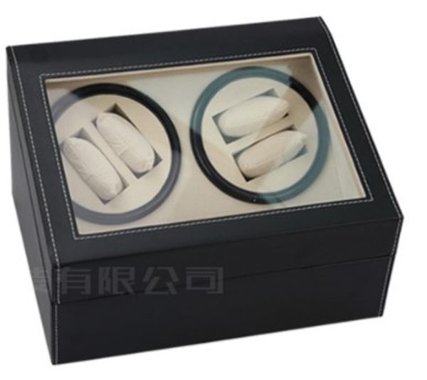 

Pirce for 16 piece of pu leather automatic 4 6 watch winder rotator torage ca e black color eu plug don t have battery holder function