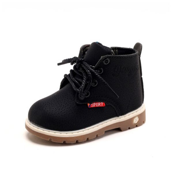 

kids designer martin boots luxury solid color shoes for boys girls kids casual british style party shoes eur 21-30 3 colors for kids, Black;grey