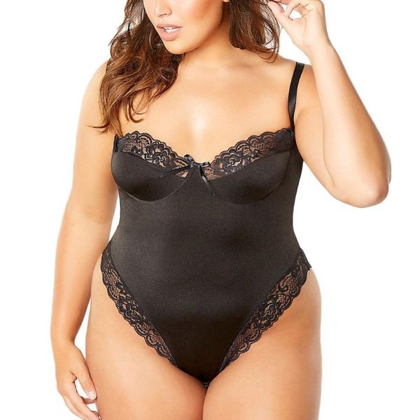 

новое сексуальное нижнее белье порно тело нижнее белье женщины babydoll плюс размер сплошной цвет lace bodysuit пижамы h4, Black;pink