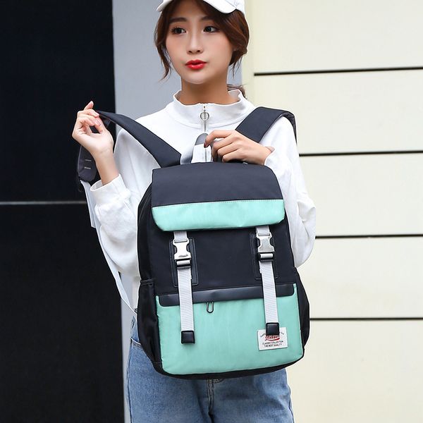 

мода лоскутное женщины рюкзак школьные сумки для девочек подростков оксфорд колледж ноутбук сумка для подростков рюкзак большой емкости