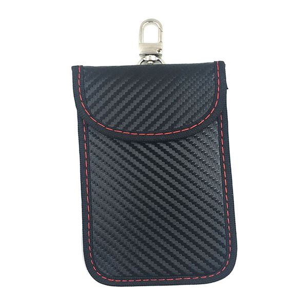 

pu leather car key faraday bag signal block bag cellphone security sleeve