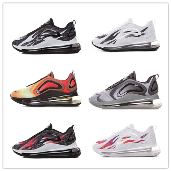 

2019 new 720s flair cushion mens designer running shoes triple black white men sports sneakers outdoor shoes size 7-11