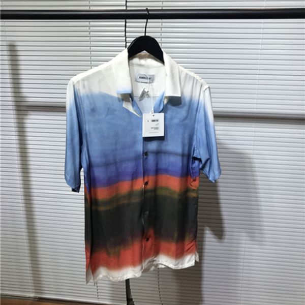 

new ambush t-shirt men 1a:1 tie dyeing ab t shirts tees summer style ambush t shirt, White;black