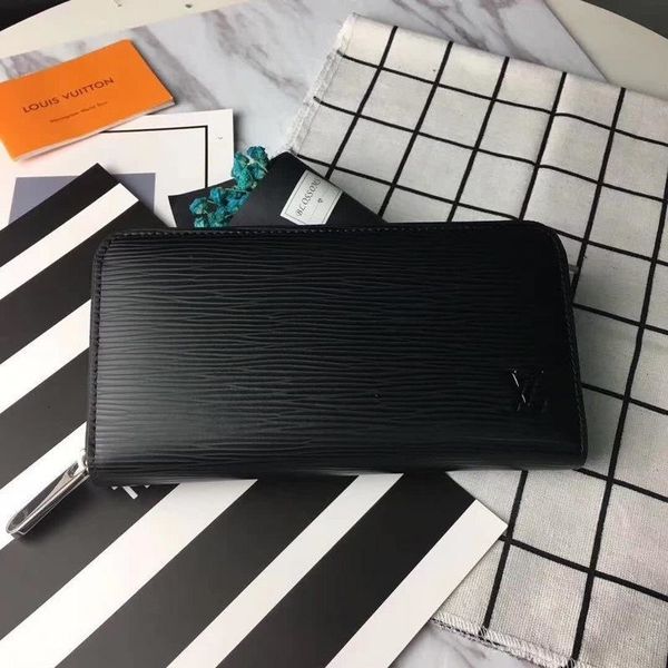 

2019 classic men water ripple clutch zipper wallets black purse mini clutches exotics evening chain belt bags