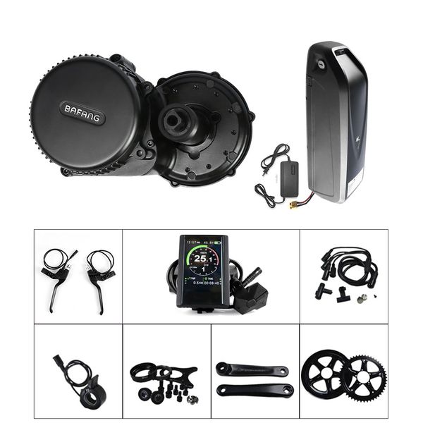 

Bb 02b 48v 750w mid motor with lock battery 12ah built in am ung cell motor kit for electric bicycle bafang e bike part