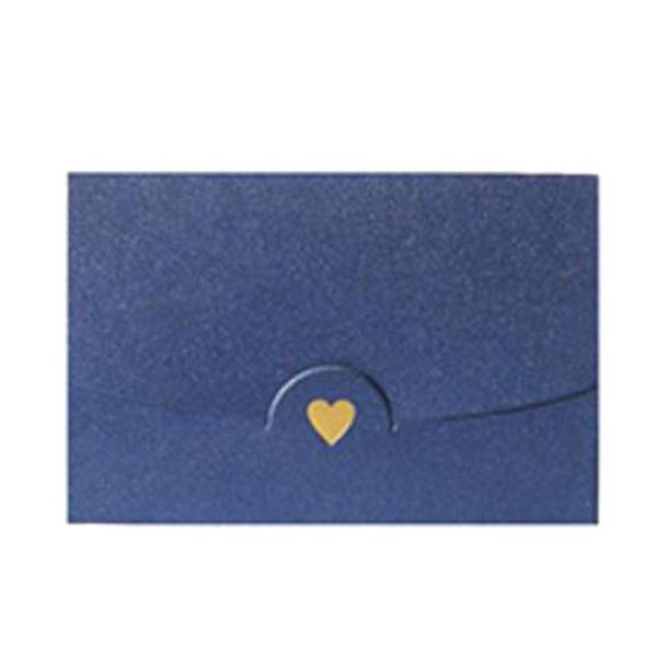 

50pcs/set 7 x10.5cm colorful heart pearl paper envelopes for party invitations valentine's day gift lovers message card gift blu