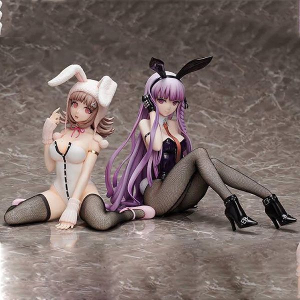 

23cm b-style danganronpa kirigiri kyouko soft body bunny girls ng girls action figure japanese anime pvc action mx200727