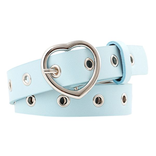 

arrival woman belt ladies vintage heart buckle leisure leather belt trouser accessories ceinture taille haute femme#g30, Black;brown