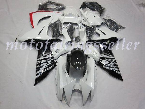 

new abs plastic fairings kit fit for suzuki gsxr600 gsxr750 2011 2012 2013 2014 2015 2016 2017 injection mold white and black