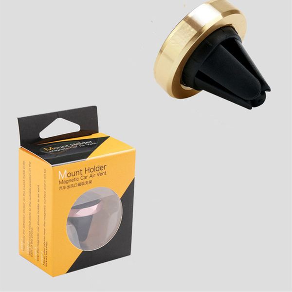 Auto Air Vent Magnetische Handyhalter für iPhone Samsung Magnet Autohalter Aluminium Silikon Halterung Ständer mit Kleinkasten