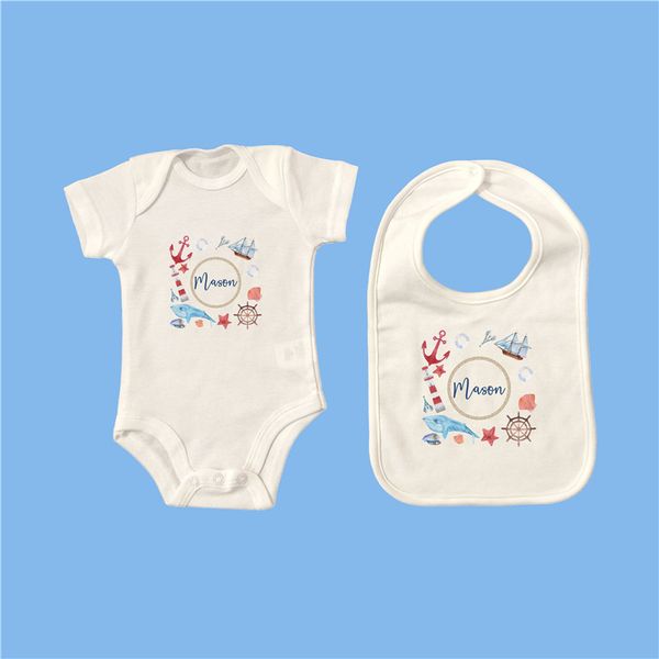 

имя персонализированного детская одежда девушки мальчика romper детская одежда для новорожденных с коротким рукавом дети комбинезон младенец, White