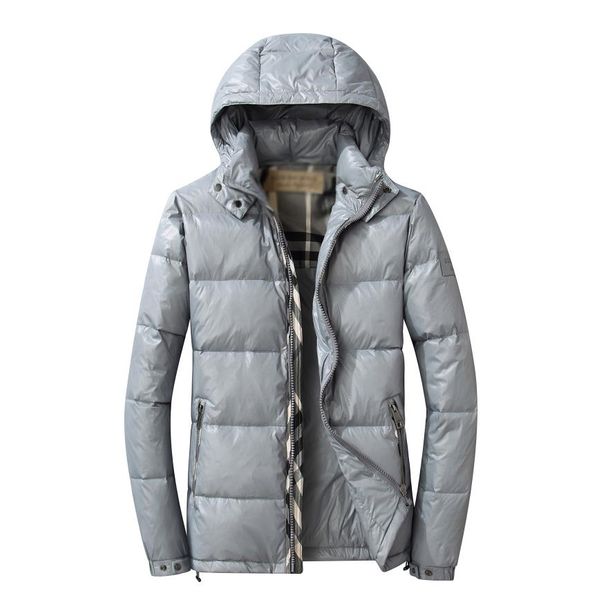 

burberri mens counter down jacket limit high washed down jacket new splice business down jacket riding classic slim fit winter jackets, Black