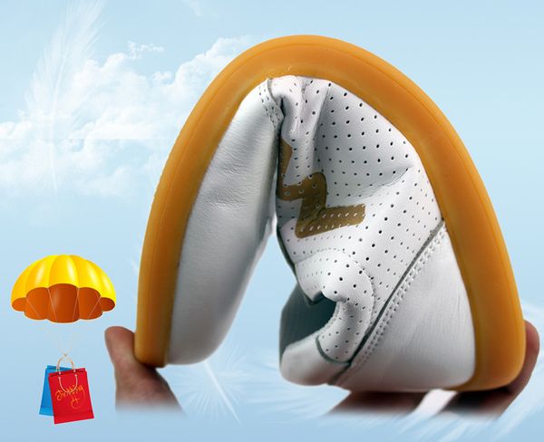 

summer cowhide leather tai chi shoes martial art performance breathable shoes