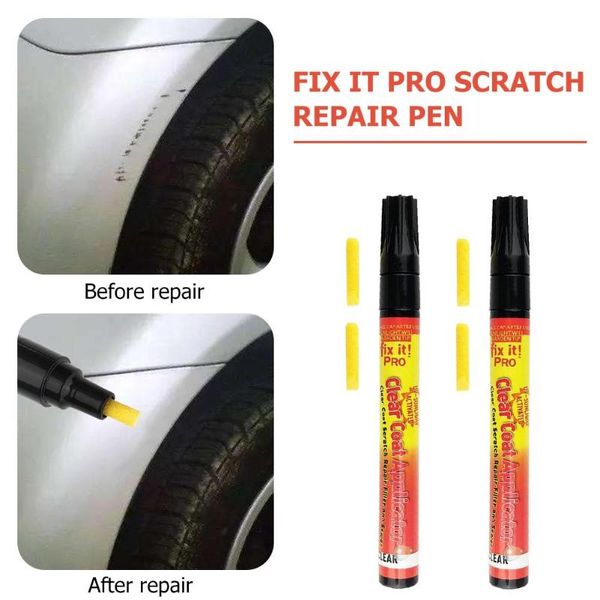 Fix It Pro Car Scratch Repair Remover Pen Clear Coat Applicator Paint Pen Car Styling Scratch Remover Auto Painting Car Tool German Car Care Products