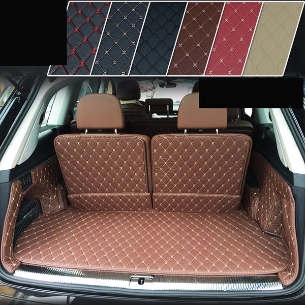 

fiber leather car trunk mat for q7 2008 2009 2010 2011 2012 2013 2014 2015 2016 2017 2018 2019 q7 car accessories