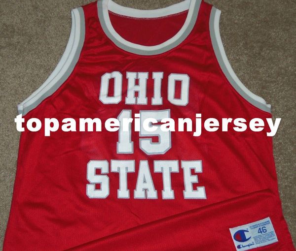 

new 90's jamie skelton #15 ohio state buckeyes champion jersey 46 rare mens vest size xs-6xl stitched basketball jerseys ncaa, Black;blue