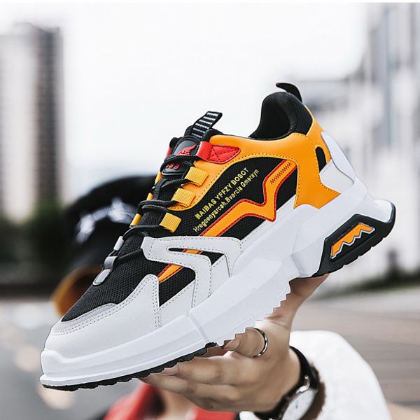 

new arrival soft cool cushion type low pattern10 men casual shoes fashion brand women mens trainers sports sneakers 39-44, Black