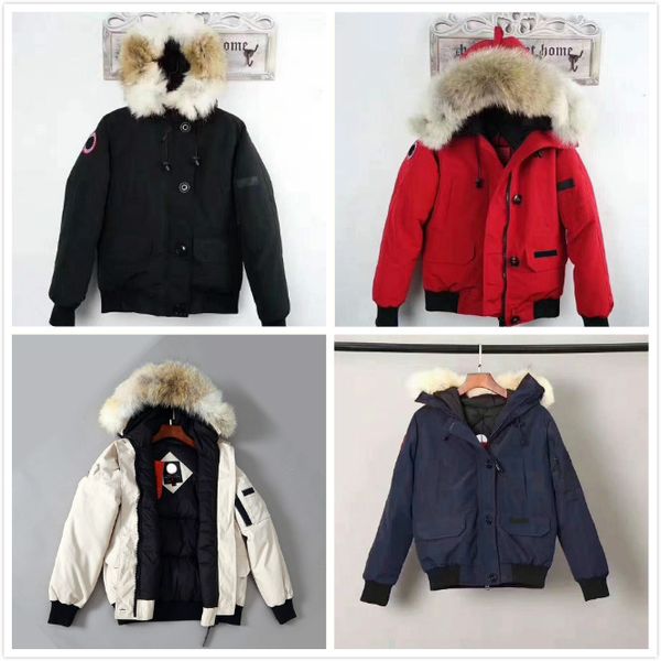 

canada women down jacket chilliwack bomber series goose down jacket short brand winter jacket new women's winter coat, Black