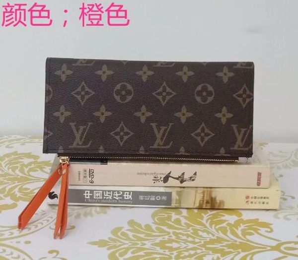 

New men and women holding a pur e ingle zipper banknote folder card wallet no box 4 color elling