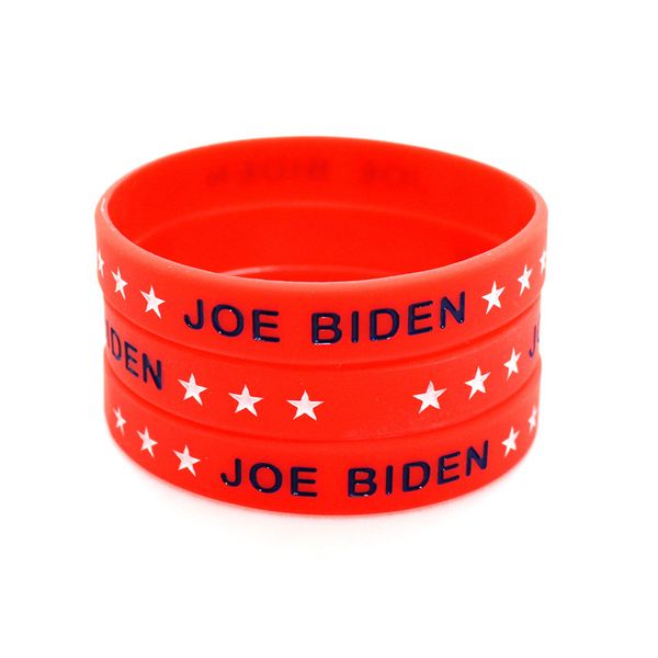 

2020 trump biden american election silicone bracelet usa flag band wristband wholesale price by dhl