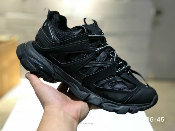 

01 2018 релиз 3.0 Тесс Париж трек мужчины gomma maille черный для женщин тройной S неуклюжий