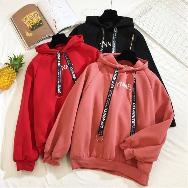

arer casual hoodies women brand long sleeve thick warm hooded black sweatshirt hoodie coat casual sportswear pullovers