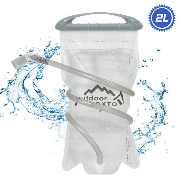 

2l hydration bladder leakproof water reservoir water bladder for backpack storage bag for cycling hiking running climbing