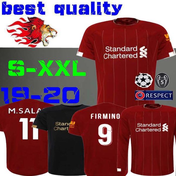 

2019 2020 virgil red occer jer ey mane football firmino alah long leeve haqiri hender on 19 20 hirt maillot champion league