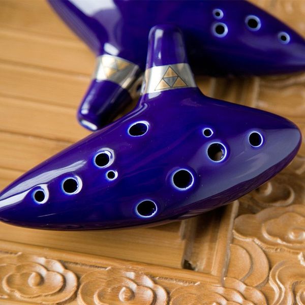 

12 овеѬие ocarina ceramic alto c легенда о zelda ocarina лей мђзкалнй инѬђмен