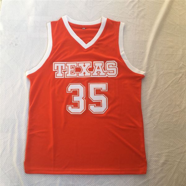 

ncaa texas longhorns #35 kevin durant college basketball jerseys - orange, Black