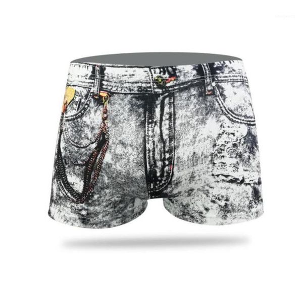 

mens boxers fashion designer breathable mens underpants plus size male underwear dollars jean printed, Black;white