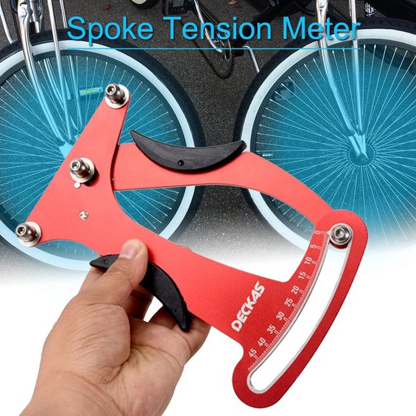 

bicycle wheel bike spoke tension meter indicator tensiometer meter attrezi builders tool