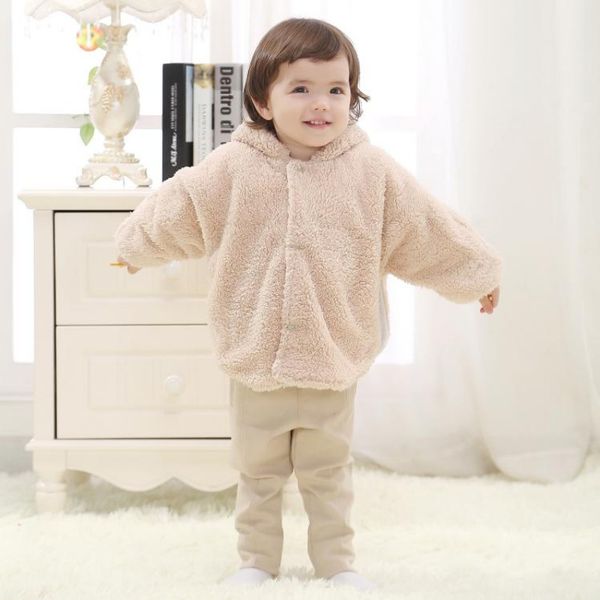 

baby boy girl coat infant jacket autumn winter warm outwear newborn cloak jacket thick warm clothes 0-24m, Blue;gray