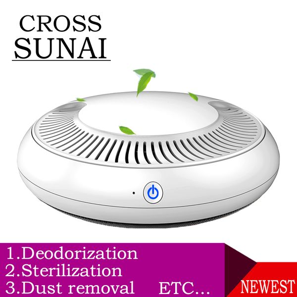 

1pc car air purifier with filter freshener cleaner negative ionizer usb formaldehyde bacteria odor purifying device auto goods