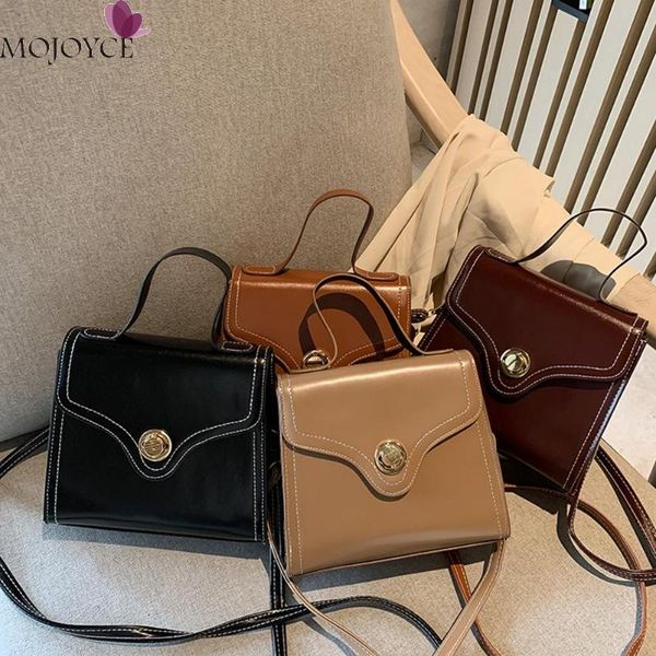 

искусственная кожа женщины плечо crossbody сумки женский небольшой кошелек сумка сплошной цвет элегантные дамы ретро crossbody сумка