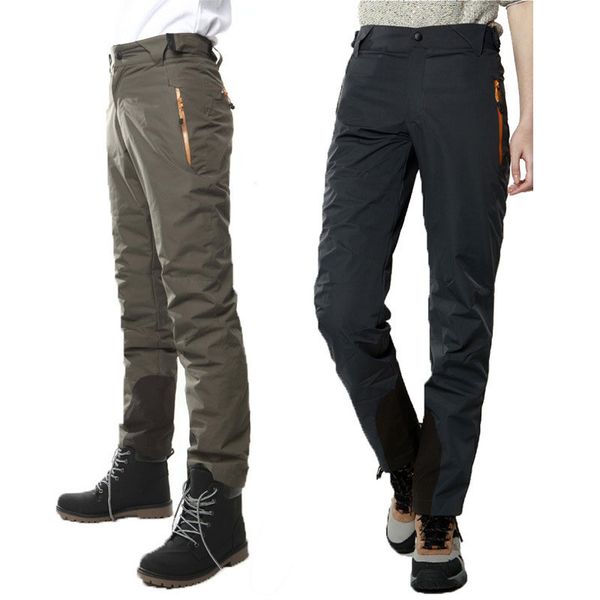 

2020 outdoor soft shell pants men women detachable two-piece fleece trousers outdoor waterproof mountaineering skiing pants, Black;green