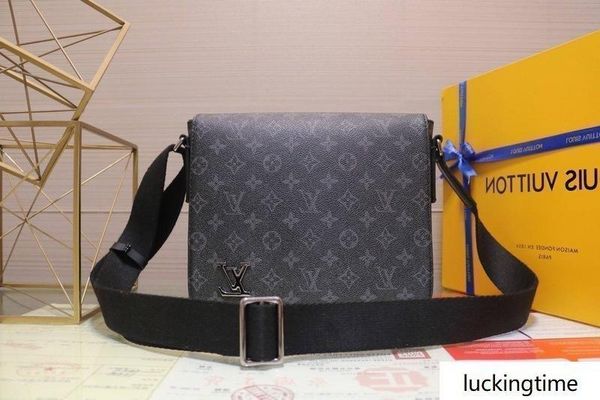 

m44000 printing shoulder leather messenger bag men s handbags