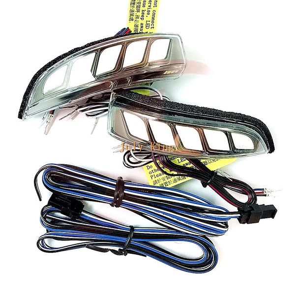 

led rear-view mirror lights case for toyota camry allion aurion auris corolla prius etc, drl +streamer turn signals+ ground lamp