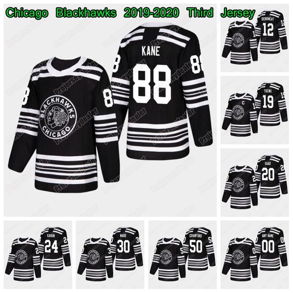 

2 Duncan Keith Chicago Blackhawks 2019-2020 Third Jersey Kirby Dach Patrick Kane Jonathan Toews Corey Crawford Alex DeBrincat Olli Maatta