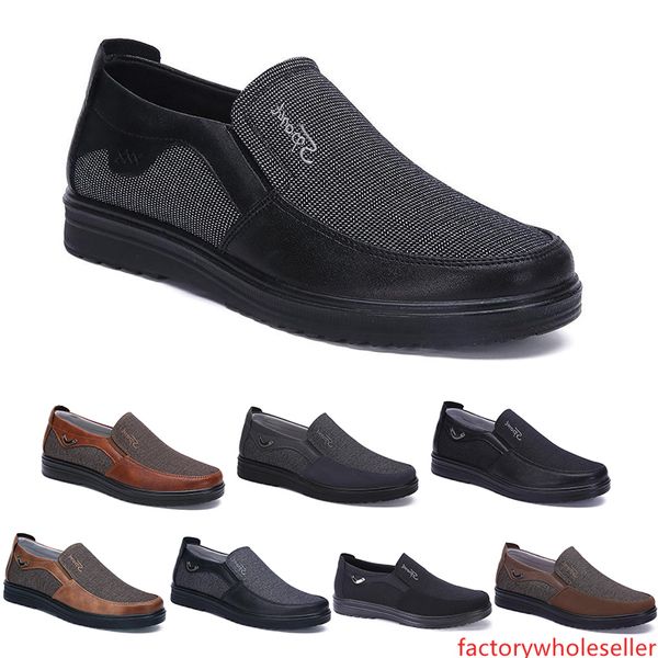 

2020 fashion men s casual shoes black navy brown wild flat shoes for any occasion outdoor jogging walking main13