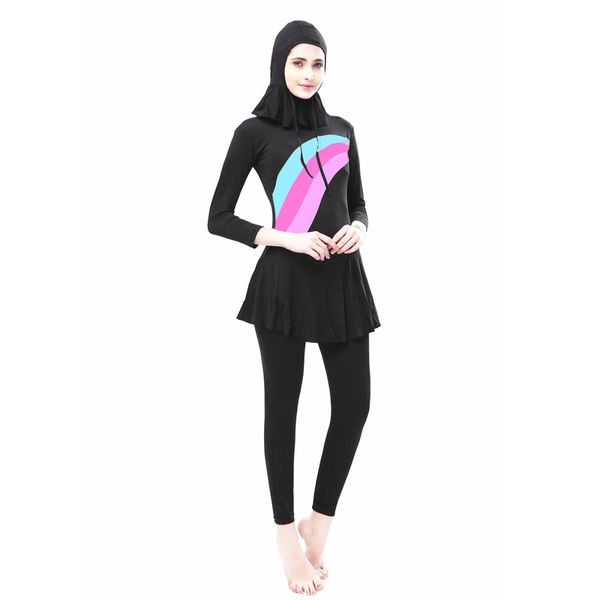 

sale black one set muslim swimsuit