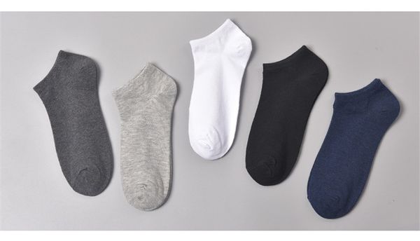 

men socks cotton loafer boat non-slip low cut ankle socks male pure color sock street underwear designer mens basketball sport socks cz407, Pink;yellow