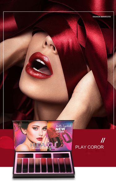 

new matte lipstick brand makeup luster retro lipsticks frost matte lipsticks 12colors/set lipstick dhl free
