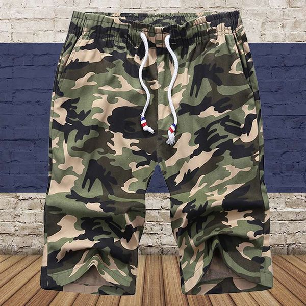

summer male beach shorts camouflage men's cargo shorts comfortable casual cotton outdoors half pants beach homme short