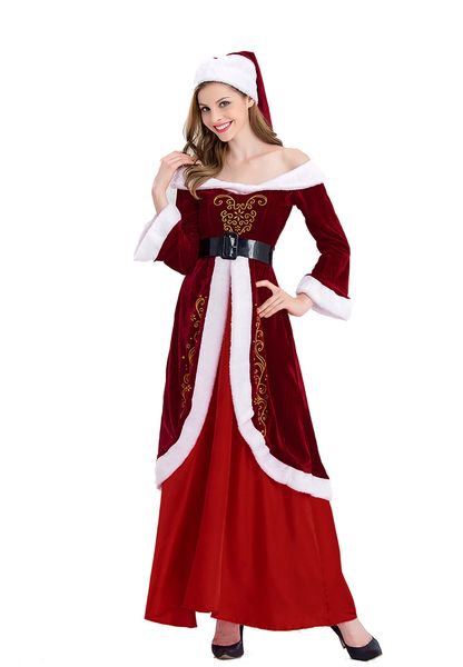 velvet christmas dresses for women