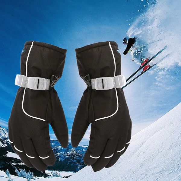 

1pair insulated winter cold weather ski gloves keep warm waterproof #nn1006