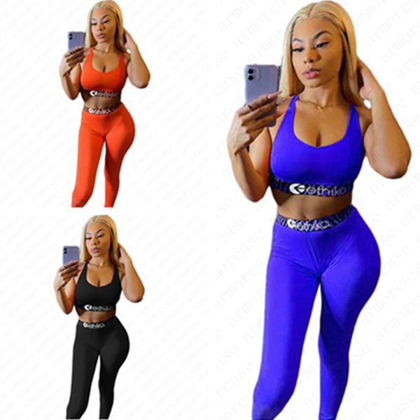 

женщины купальник 2 шт сценография спорт бюстгальтер жилет + брюки леггинсы купальники сплошной цвет пляж бассейн купальный костюм марка кос, White